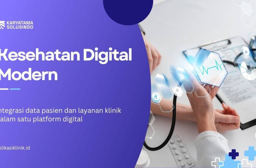 Aplikasi Sistem Kesehatan Digital Modern