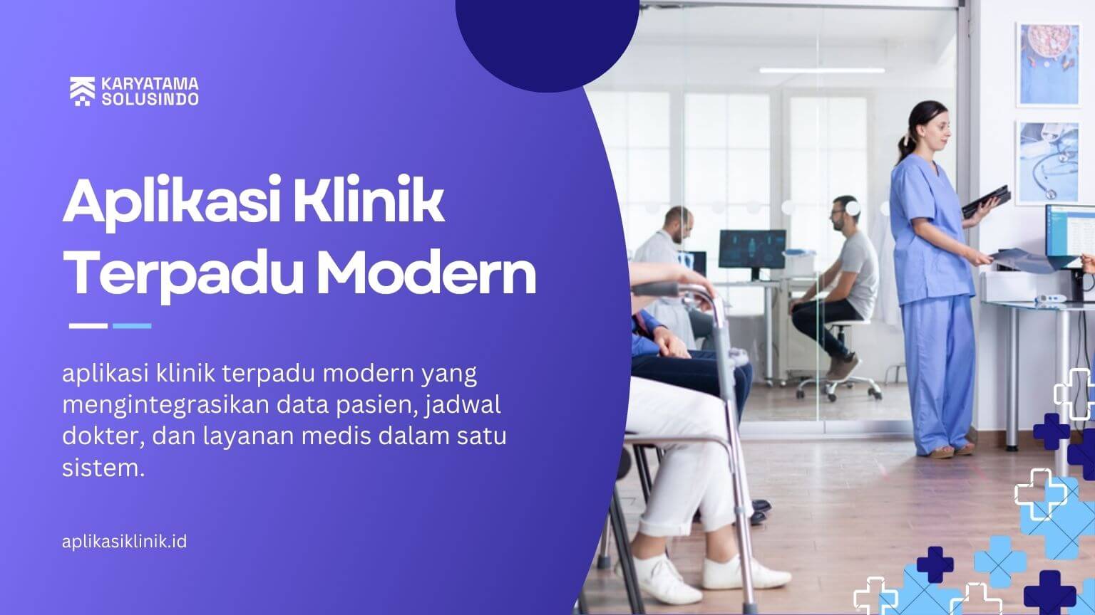 Dashboard Aplikasi Klinik Terpadu Modern