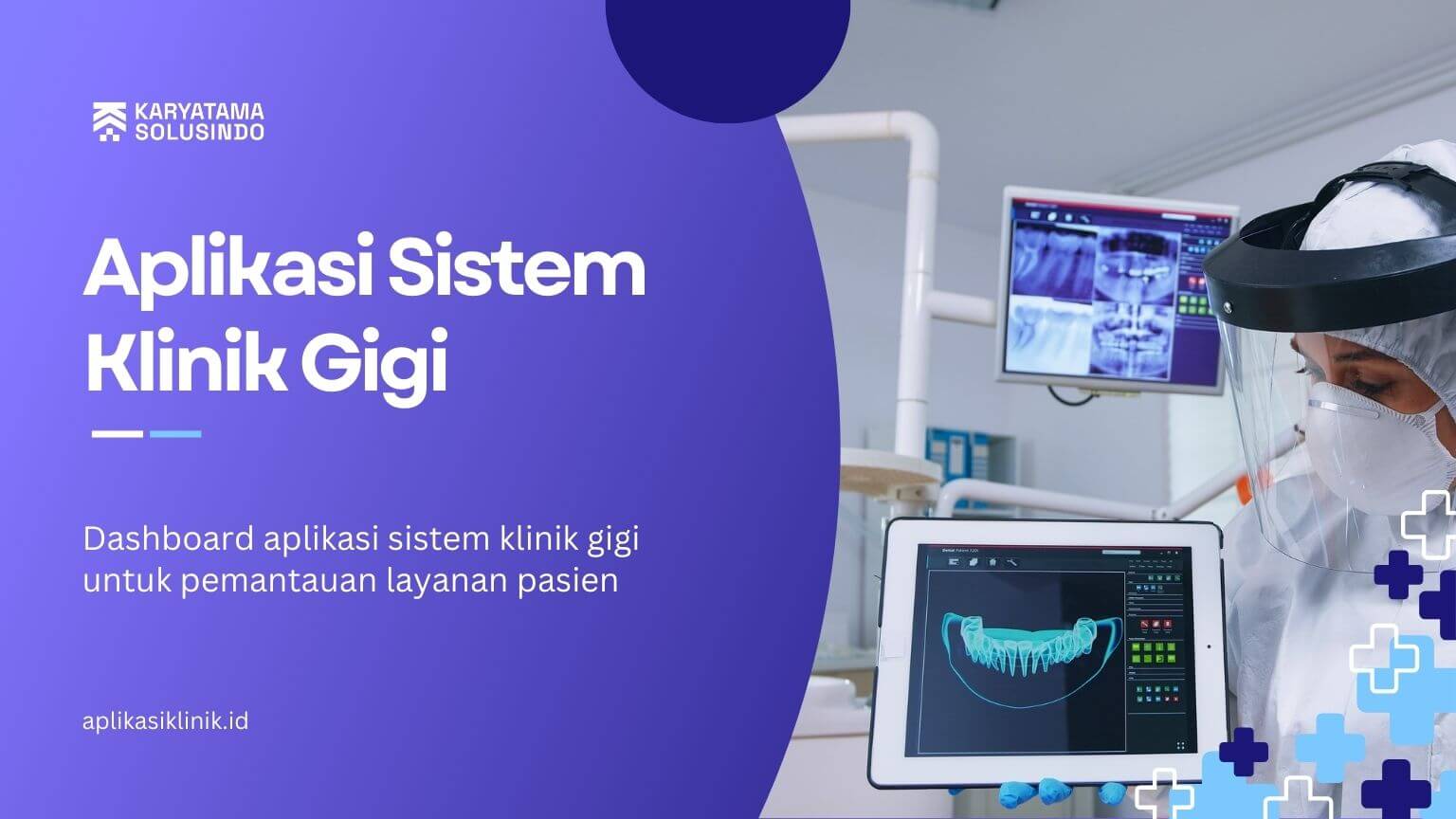 Dashboard aplikasi sistem klinik gigi untuk pemantauan layanan pasien