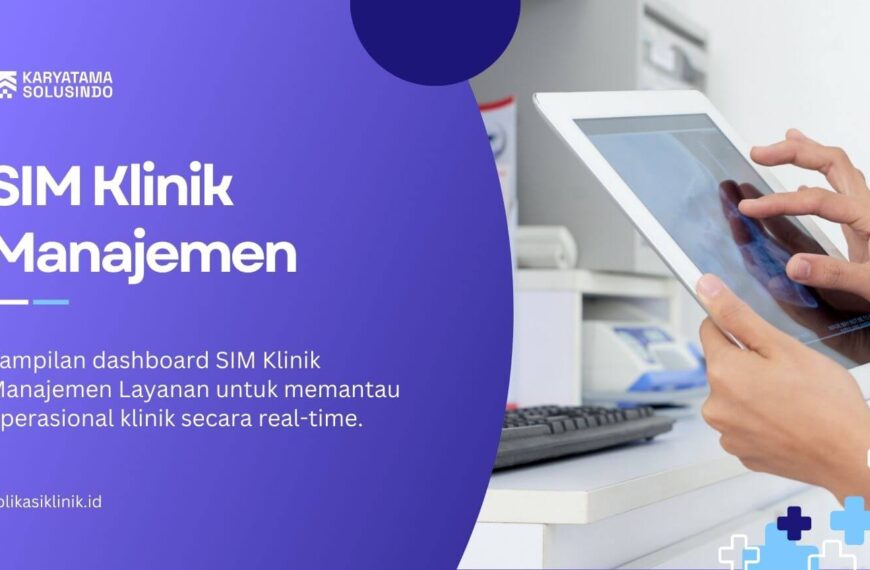 Dashboard SIM Klinik Manajemen Layanan