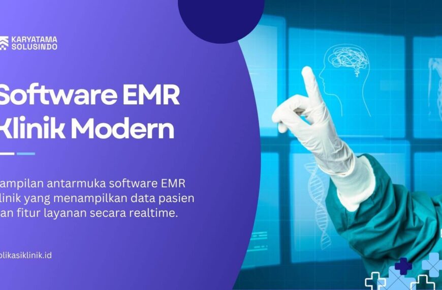 Software EMR Klinik Modern