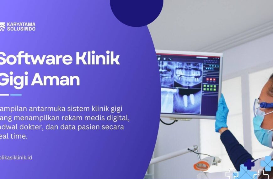 Dashboard Software Klinik Gigi Aman